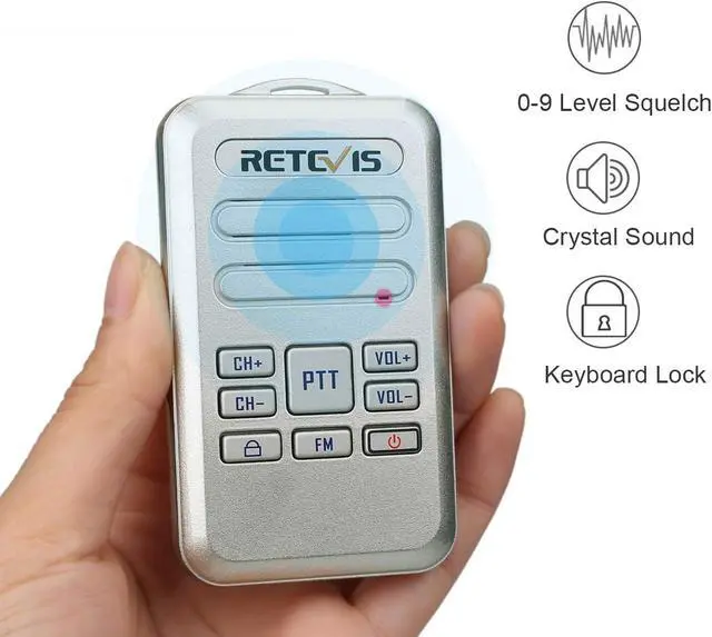 Alt view image 3 of 7 - RT20 Wearable Walkie Talkie Small for Adults, Senior Elderly 3 Pack