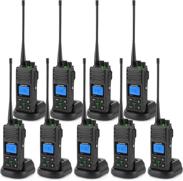 Main image of 5W High Power Two Way Radio,Heavy Duty Walkie Talkies for Adults Long Range with Earpieces,Professional UHF 2-Way Radio Rechargeable with 1500mAh Battery and Charger,9 Packs