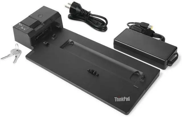 Alt view image 5 of 5 - Lenovo ThinkPad Basic Docking Station - VGA, DP - for ThinkPad A485, L480, L580 and More, Black