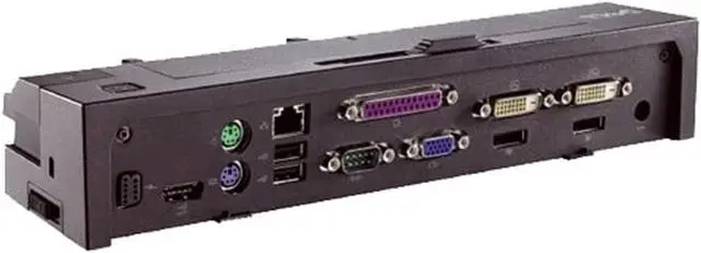 Alt view image 5 of 7 - Dell E-Port Plus Advanced Port Replicator with USB 3.0 for E Series Latitudes, 130W AC