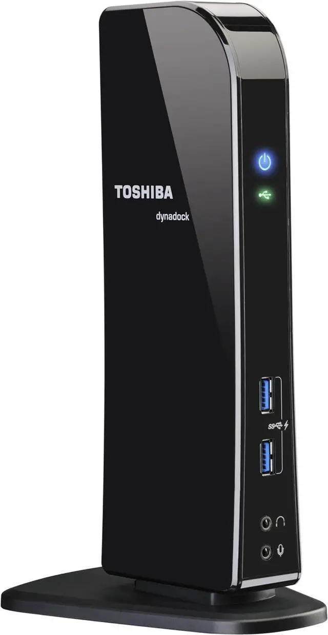 Alt view image 2 of 7 - Toshiba Dynadock Docking Station (PA3927U1PRP)