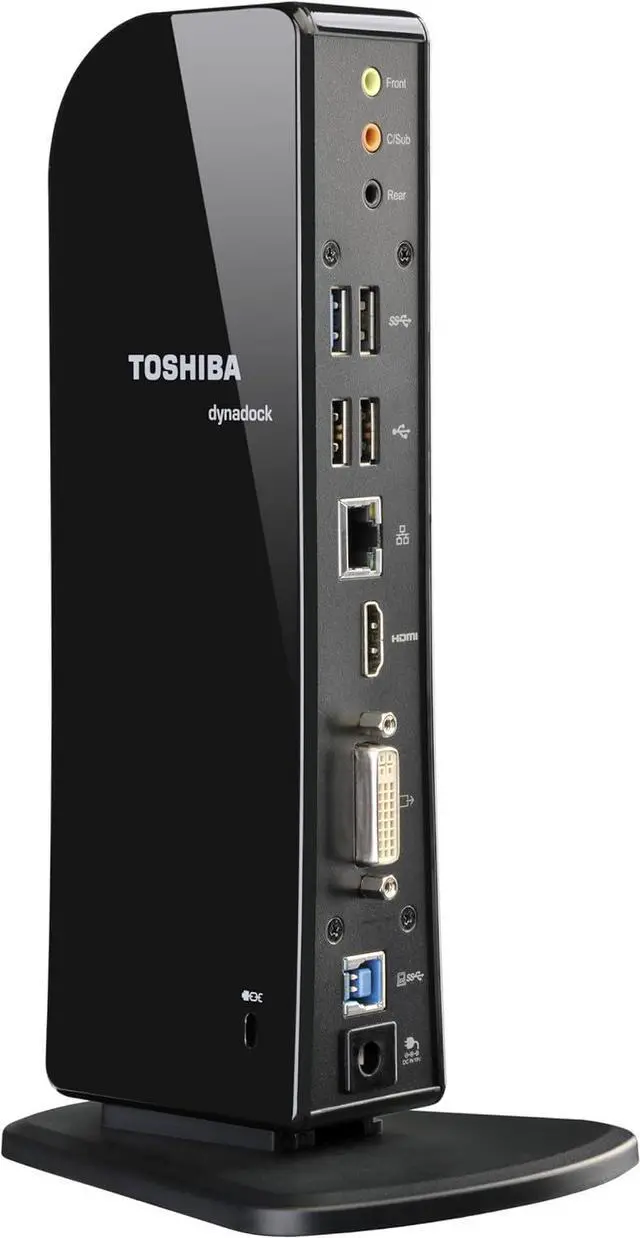 Alt view image 4 of 7 - Toshiba Dynadock Docking Station (PA3927U1PRP)