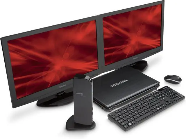 Alt view image 7 of 7 - Toshiba Dynadock Docking Station (PA3927U1PRP)