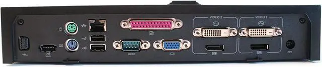 Alt view image 5 of 7 - Dell E-Port Replicator PR02X Docking Station and Port Replicator with PA-4E 130W AC for Dell E Series Laptop / Notebooks