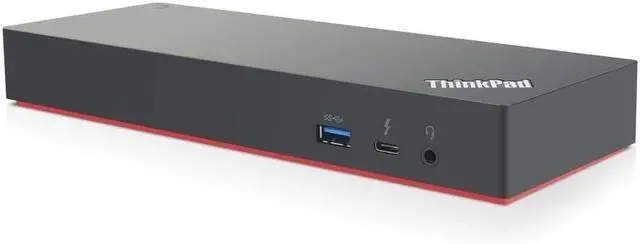 Main image of Lenovo USA ThinkPad Thunderbolt 3 Workstation USB Dock with 230w and 65w AC Included with Power Cords (MFG P/N ; 40AN0230US)