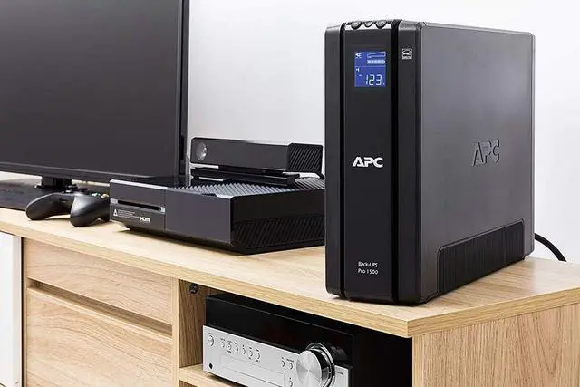 Alt view image 3 of 7 - APC UPS Battery Backup Surge Protector with AVR, 1500VA, APC Back-UPS Pro (BR1500G) Bundle Including 16GB DataTraveler