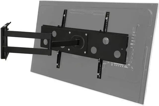 Alt view image 7 of 7 - Mount-It! Articulating TV Wall Mount Low-Profile Full Motion Design for 32 - 60 inch Screen LCD LED 4K Flat Panel Screen TVs 175 lb Weight Capacity, Black (MI-326B)