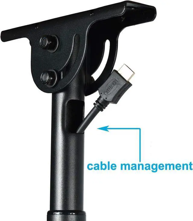 Alt view image 7 of 7 - VideoSecu Tilt Swivel LCD UHD TV Monitor Ceiling Mount Fits Most 32"- 40" LCD LED Flat Panel Display Max VESA 200x200 mm Max Loading up to 66 lbs Height Adjustable ML406B2 1NJ