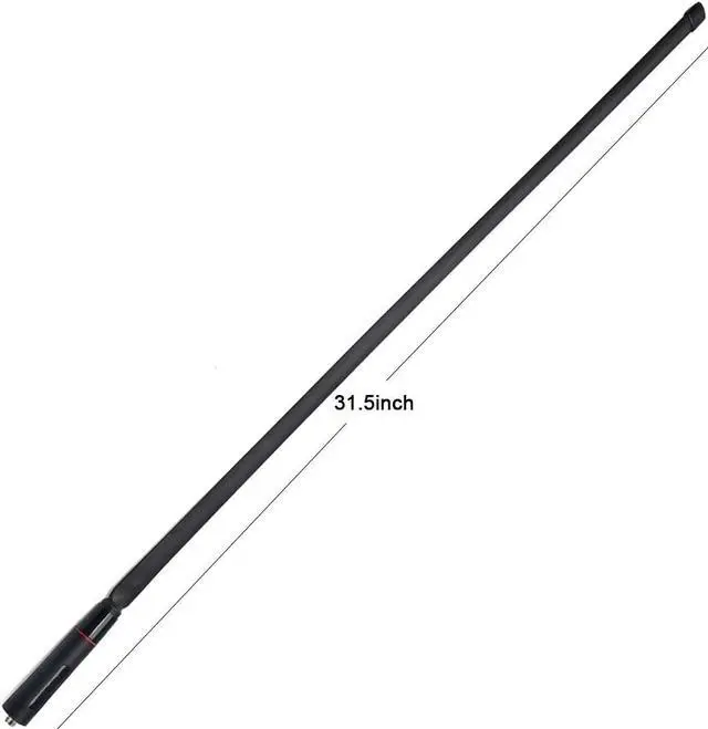 Alt view image 3 of 6 - HYS Foldable CS Tactical Antenna SMA Female Dual Band VHF UHF 144/430Mhz 31.5-Inch Antenna for Baofeng UV-5R, UV-82, BF-F8HP, UV-5R V2+ Plus, BF-F9 V2+ 2 Way Radio