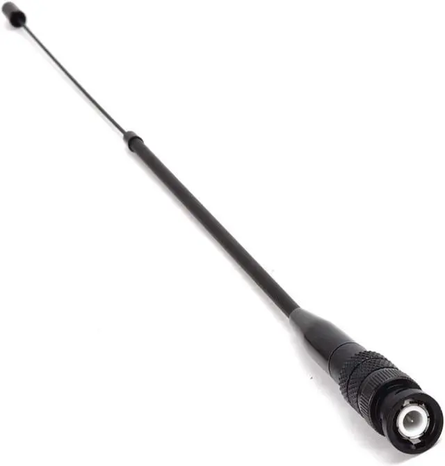 Alt view image 2 of 7 - HYS Dual Band Telescopic/Rod Soft Antenna VHF/UHF BNC (8inch)-(14inch) 2M/70CM Antenna for Vertex HR146, HX300, HX320, HX400 Walkie Talkie