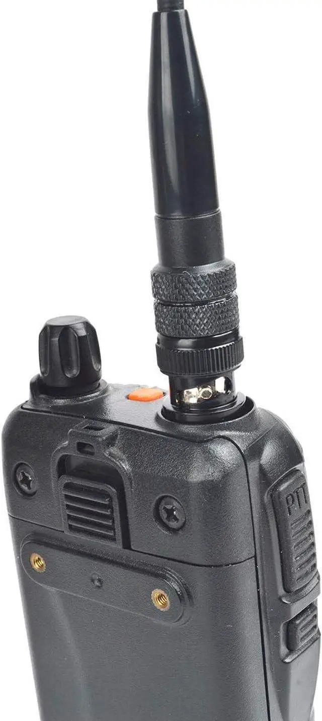 Alt view image 5 of 7 - HYS Dual Band Telescopic/Rod Soft Antenna VHF/UHF BNC (8inch)-(14inch) 2M/70CM Antenna for Vertex HR146, HX300, HX320, HX400 Walkie Talkie