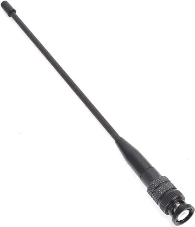 Alt view image 7 of 7 - HYS Dual Band Telescopic/Rod Soft Antenna VHF/UHF BNC (8inch)-(14inch) 2M/70CM Antenna for Vertex HR146, HX300, HX320, HX400 Walkie Talkie