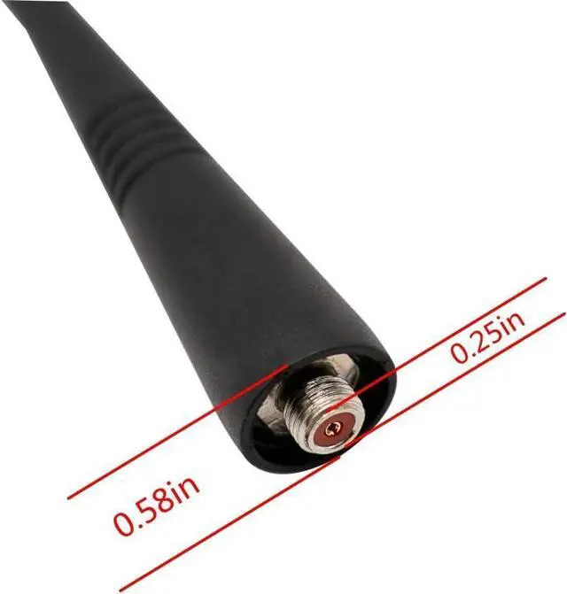 Alt view image 2 of 3 - JEUYOEDE 806-941MHz SMA-F Stubby Antenna for Motorola XTS5000 XTS2500 XTS3000 Two Way Radio - 2 Packs