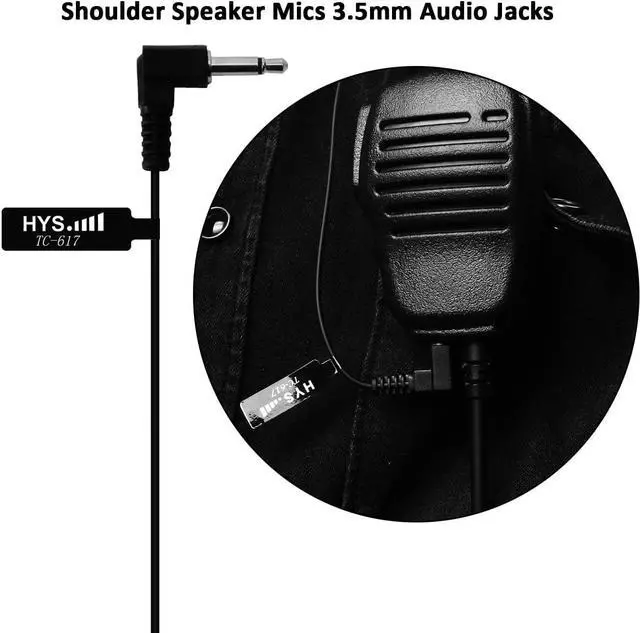 Alt view image 2 of 7 - G Shape Soft Ear Hook Earpiece Headset 3.5mm Plug Ear Hook Listen Only Ham Radio Earpiece/Headset HYS TC-617 Receiver/Listen Only Earpiece for 2-Way Motorola Icom Radio Transceivers