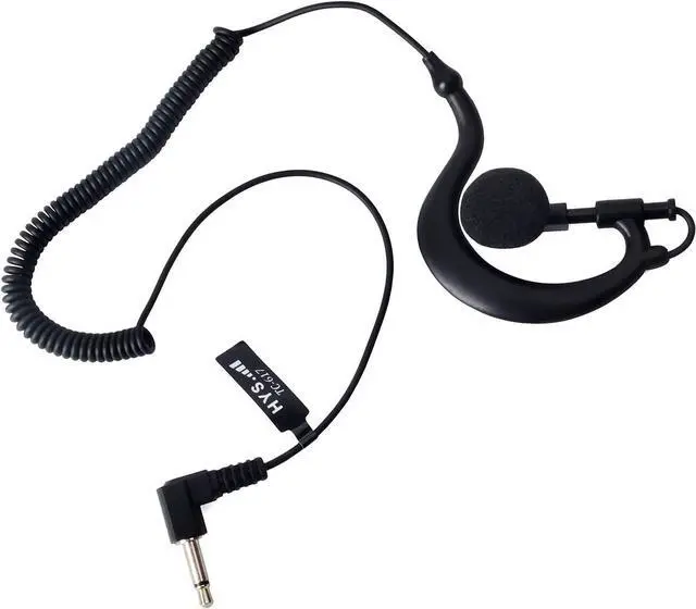 Alt view image 4 of 7 - G Shape Soft Ear Hook Earpiece Headset 3.5mm Plug Ear Hook Listen Only Ham Radio Earpiece/Headset HYS TC-617 Receiver/Listen Only Earpiece for 2-Way Motorola Icom Radio Transceivers