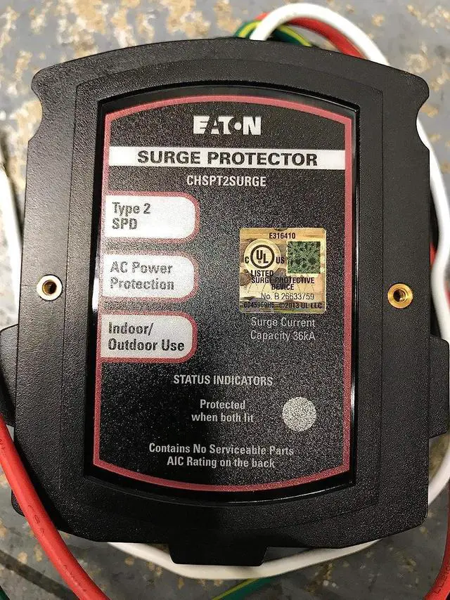 Alt view image 3 of 3 - Eaton CHSPT2SURGE SPD Type 2 Chsp Whole Home Surge Protector, Nema 4, Single Phase, 120/240 Volts, Ul 1449 3Rd Edition