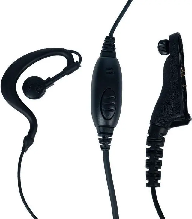 Alt view image 4 of 5 - Klykon G Shape Earpiece Headset for Motorola MTP850 MOTOTRBO XPR6550 XPR7550 XPR7580 XPR7380 APX6000 APX4000 XPR7350 APX7000 XPR6350 Walkie Talkie 2 Way Radio