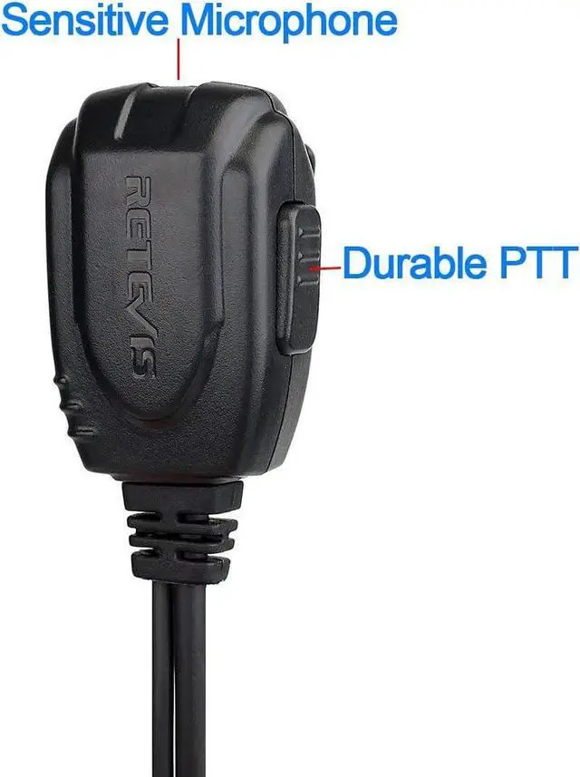 Alt view image 6 of 7 - Retevis Walkie Talkie Earpiece Compatible H-777 RT22 RT21 RT68 RT22S H-777S RT27 Baofeng 888S UV-5R,Two Way Radio G Type Length Adjustable Headset with Mic(10 Pack)