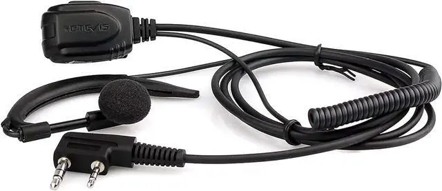 Alt view image 4 of 7 - Retevis Walkie Talkie Earpiece Compatible H-777 RT22 RT21 RT68 RT22S H-777S RT27 Baofeng 888S UV-5R,Two Way Radio G Type Length Adjustable Headset with Mic(10 Pack)