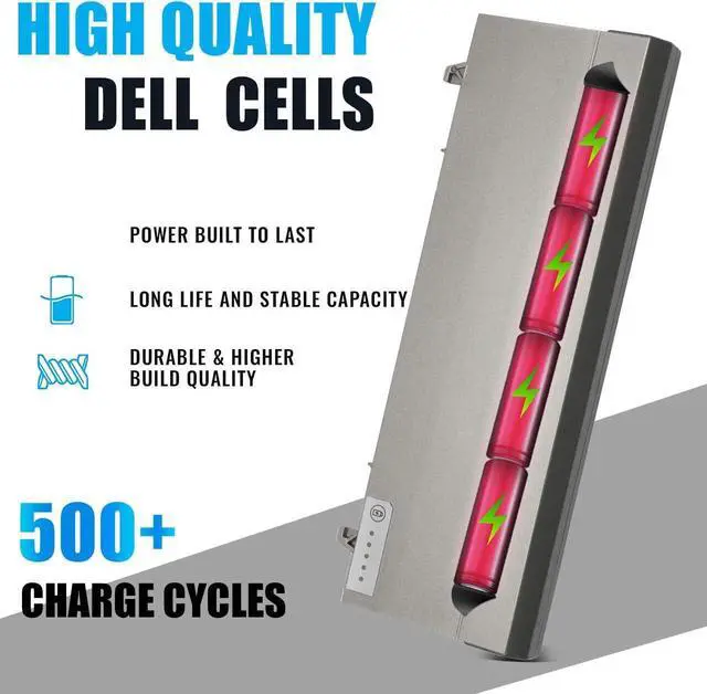 Alt view image 2 of 7 - SOLICE New E6400 Battery for Dell Latitude E6510 Precision M2400 M4400, fits P/N: F8TTW PT434 PT437 KY266 FU274 FU571 MN632 MP303 MP307 W1193 KY477[11.1V 90Wh]