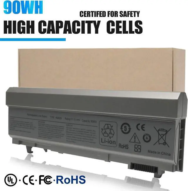 Alt view image 3 of 7 - SOLICE New E6400 Battery for Dell Latitude E6510 Precision M2400 M4400, fits P/N: F8TTW PT434 PT437 KY266 FU274 FU571 MN632 MP303 MP307 W1193 KY477[11.1V 90Wh]