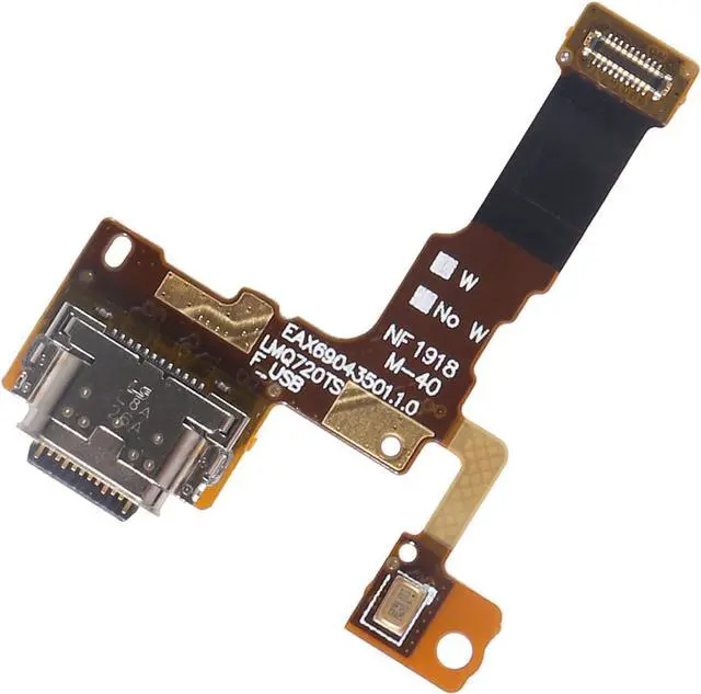 Alt view image 4 of 5 - for LG Stylo 5 USB Charger Connector Charging Board Port Dock Flex Cable Replacement Part for LG Stylo 5 6.2 inch 2019 Q720 Q720T Q720V lm-q720(for LG Q720)