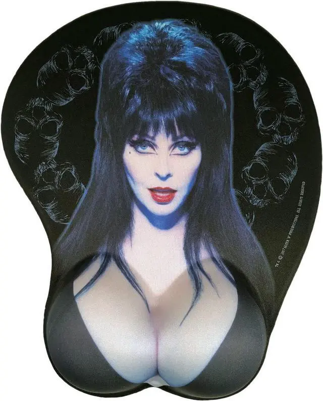 Main image of Elvira Mistress of The Dark Official Mouse Pad with Silicon Gel Wrist Rest