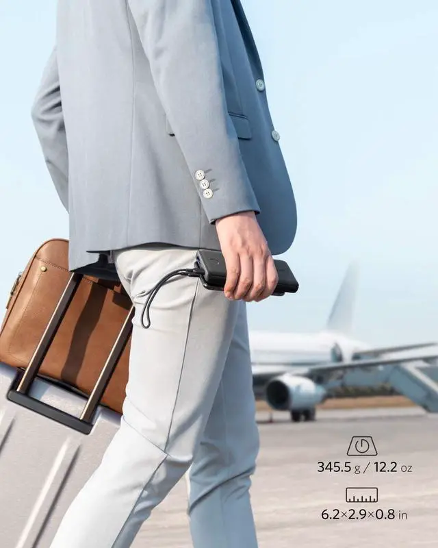 Alt view image 7 of 7 - Anker PowerCore Essential 20000 PD Portable Charger, 20000mAh USB-C Power Bank with 18W Power Delivery, High-Capacity External Battery Compatible with iPhone 11/11 Pro / 11 Pro Max / 8 / X/XR, Sam