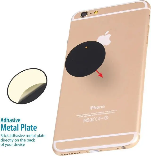 Alt view image 4 of 7 - WixGear Car Mount, Universal Air Vent Magnetic Car Mount Holder, with Fast Swift-Snap Technology for All Smartphones