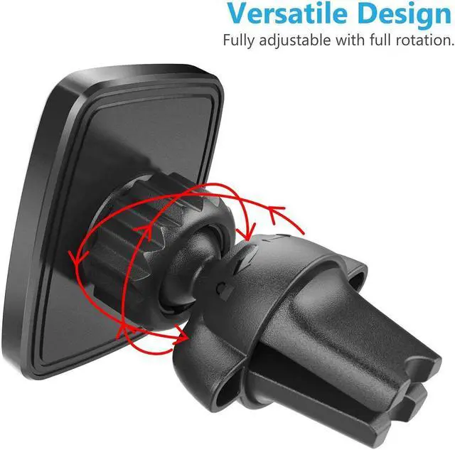 Alt view image 7 of 7 - Magnetic Phone Car Mount Universal Twist-Lock Air Vent Magnetic Car Phone Mount Holder Phone Holder for Car Compatible with Cell Phones with Swift-Snap