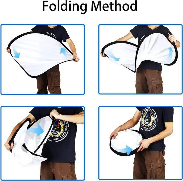 Alt view image 7 of 7 - Selens 43 Inch (110cm) Photography Reflector, Collapsible Light Reflector with Carrying Case, 5 in 1 Reflector for Photography Photo Studio Lighting -Translucent, Silver, Gold, White and Black
