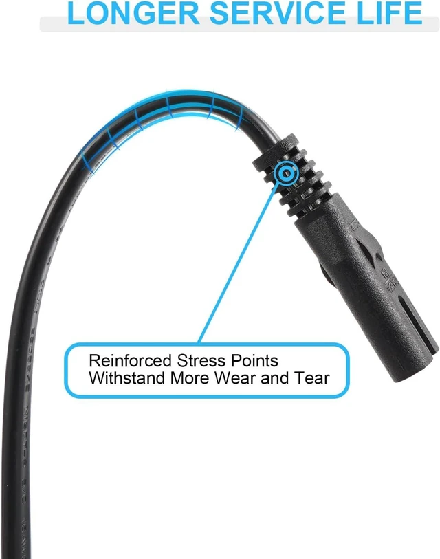 Alt view image 4 of 5 - 6 ft AC Power Cord Compatible with TCL Smart LED LCD HD TV