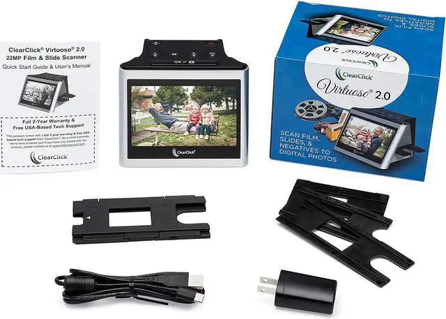 Alt view image 4 of 5 - ClearClick Virtuoso 2.0 (Second Generation) 22MP Film & Slide Scanner with Extra Large 5" LCD Screen - Convert 35mm, 110, 126 Slides and Negatives to Digital Photos, Welcome to consult