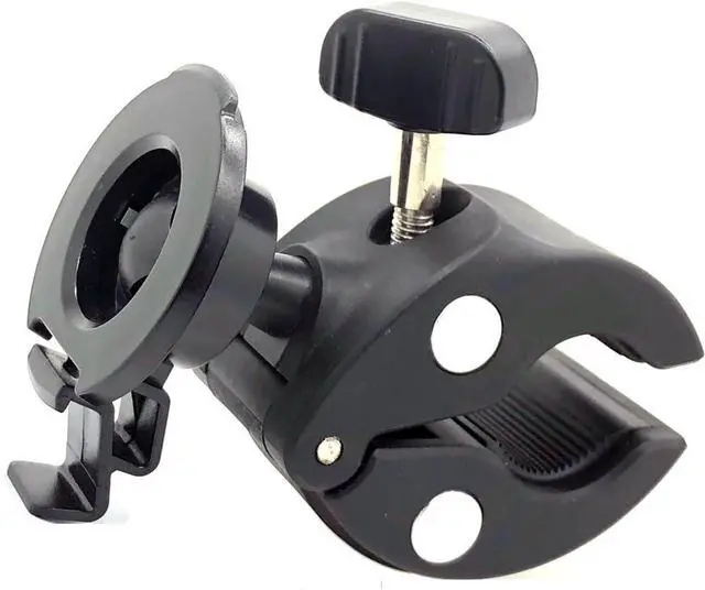 Alt view image 2 of 6 - Heavy Duty Bike Motorcycle Clamp Mount Holder for Garmin DriveSmart 5 5LMT EX 50 51 51EX 55 55 55 60 60LMT 61 61 61 65 65LMT 7 7LMT 7LMT-S 70 70LMT 71 71EX GPS