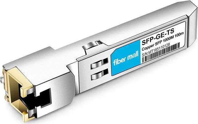 Alt view image 3 of 6 - SFP to RJ45 for HPE Procurve J8177C J8177B HPE Aruba J8177D J8177DCM JL747A 1000BASE-T SFP Copper RJ-45 100m Transceiver Module Pack of 4