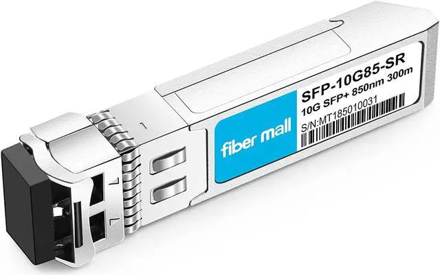 Alt view image 2 of 6 - 10G SFP SR for Cisco SFP-10G-SR Ubiquti unifi UF-MM-10G,Mikrotik S+85DLC03D Netgear AXM761 Zyxel SFP-10G-SR Finisar FTLX8571D3BCL 10GBASE-SR 850nm 300m DOM Transceiver Module Pack of 10