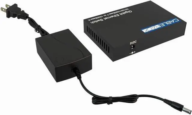 Alt view image 5 of 5 - CableRack Gigabit Media Converter Multimode to Singlemode All-in-one (3 Configurations) Fiber Switch with Dual 10/100/1000M Ethernet Ports (1 Pack)