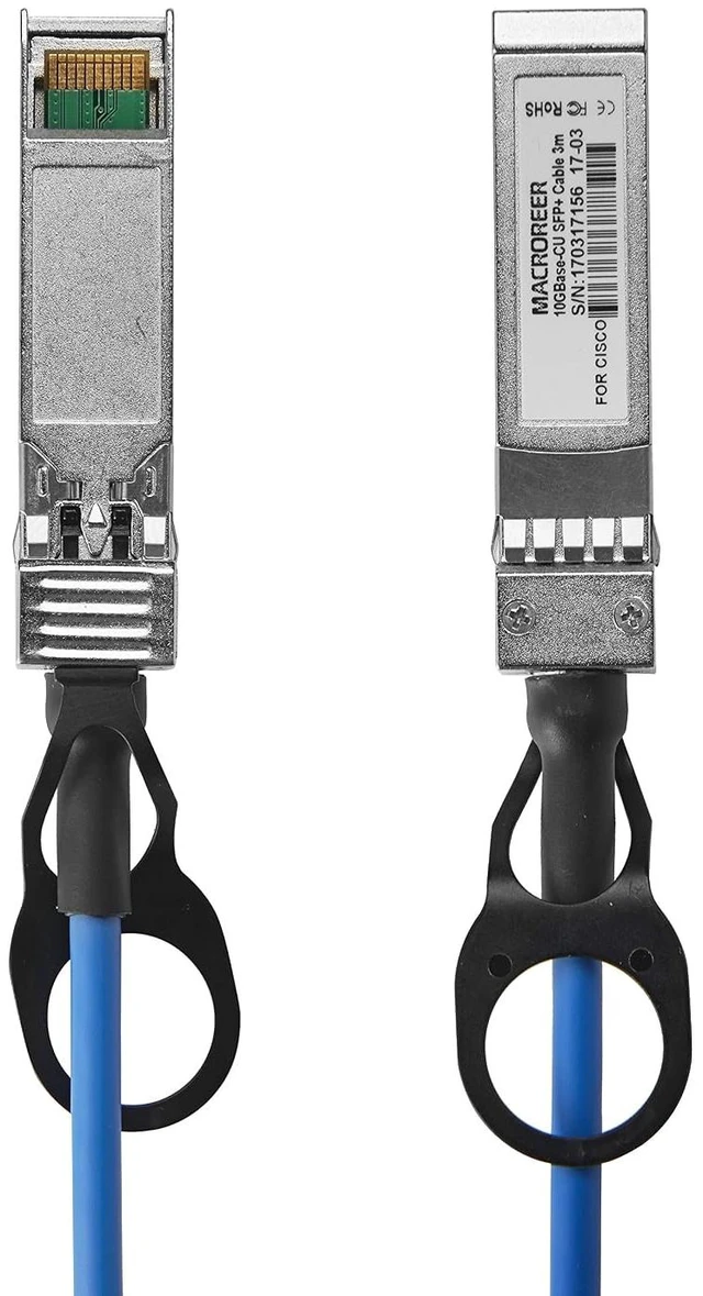Alt view image 5 of 7 - 10G SFP+ DAC Twinax Cable,Ethernet Direct Attach Passive Copper Cable Compatible with HP ProCurve J9283B HPE Aruba,Blue Color, 3-Meter(9.9ft)