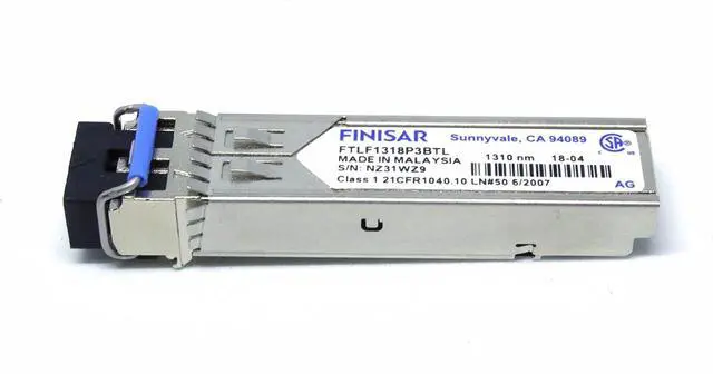 Alt view image 2 of 3 - Finisar Industrial Temperature 1.25 Gb/s RoHS Compliant Long-Wavelength Pluggable SFP Transceiver FTLF1318P3BTL