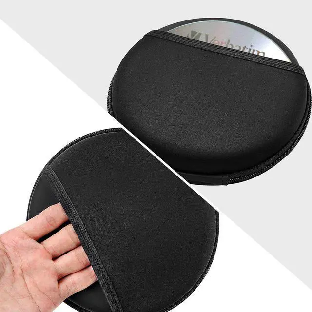 Alt view image 4 of 6 - Portable CD Player Case Compatible with GPX PC332B PC807B NAVISKAUTOGuerayHOTTMonodealJensen Personal Compact Disc Player, Travel Carrying Stoarge Holder for Earphone and USB Cable - Black