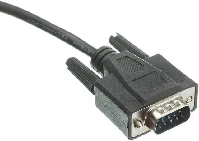 Alt view image 2 of 7 - CableWholesale 6-Feet DB9 Male/DB9 Female 9C Serial Cable, Black (10D1-03206BK)