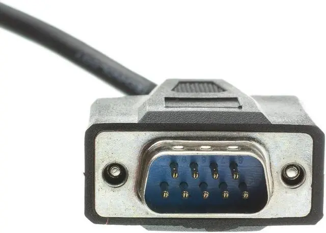 Alt view image 5 of 7 - CableWholesale 6-Feet DB9 Male/DB9 Female 9C Serial Cable, Black (10D1-03206BK)