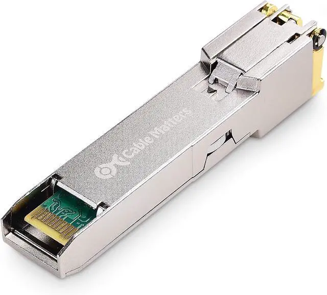 Alt view image 2 of 6 - Cable Matters 1000BASE-T Gigabit SFP to RJ45 Copper Ethernet Modular Transceiver for Cisco, Ubiquiti, TP-Link, Huawei, Netgear, and Supermicro Equipment