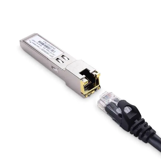 Alt view image 5 of 6 - Cable Matters 1000BASE-T Gigabit SFP to RJ45 Copper Ethernet Modular Transceiver for Cisco, Ubiquiti, TP-Link, Huawei, Netgear, and Supermicro Equipment