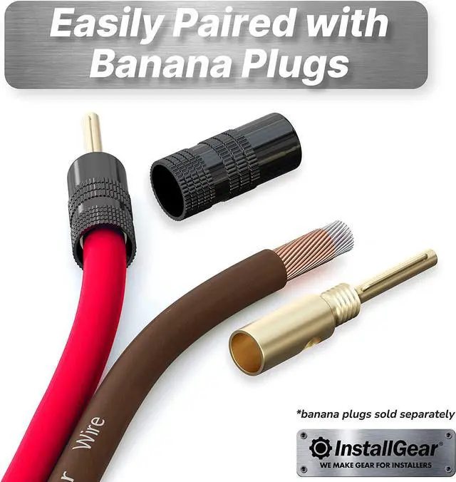 Alt view image 5 of 6 - 16 Gauge AWG 100ft Speaker Wire Cable (Red/Black) True Spec and Soft Touch Speaker Wire Audio Cable (Great Use for Car Speakers Stereos Home Theater Speakers Surround Sound Radio)
