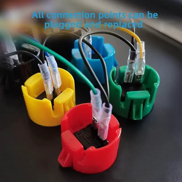 Alt view image 5 of 7 - Fight Stick, 2 players PC Street Fighter Video Game Controller Fighting Joystick for PC, Nintendo Switch, NEOGEO Mini, NeoGeo Pro, PS3,Raspberry Pi, PS Classic, Android