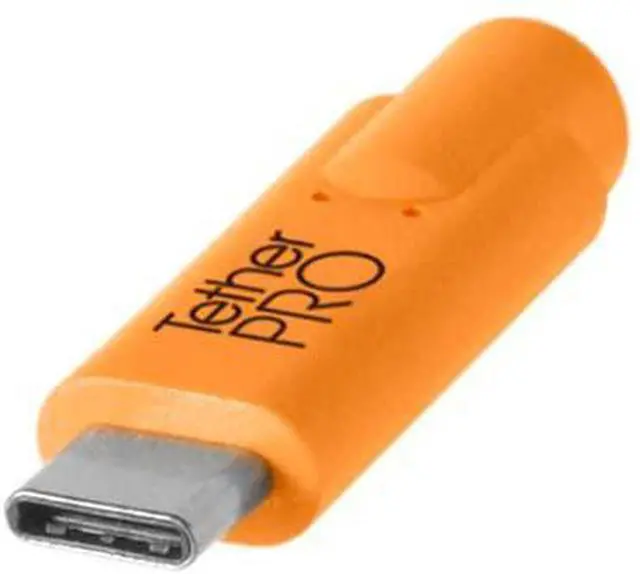 Alt view image 3 of 7 - TetherPro USB-C to USB-C 3 (0.9m), High-Visibility Orange