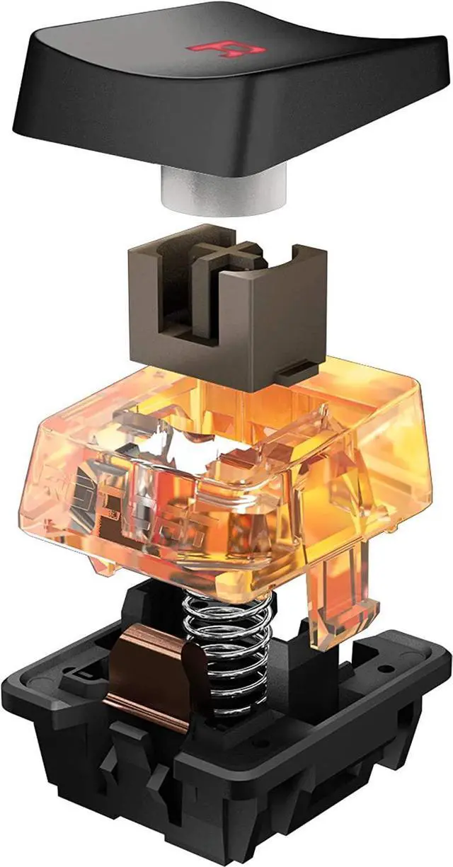 Alt view image 5 of 5 - ROCCAT Vulcan 121 Mechanical PC Tactile Gaming Keyboard, Titan Switch, AIMO RGB Backlit Lighting Per Key, Anodized Aluminum Top Plate and Detachable Palm/Wrist Rest, Black