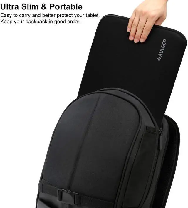 Alt view image 6 of 7 - 11-12 Inch Laptop Sleeves Neoprene Notebook Computer Pocket Tablet Carrying Sleeve/Water-Resistant Compatible Laptop Sleeve for ////HP Black