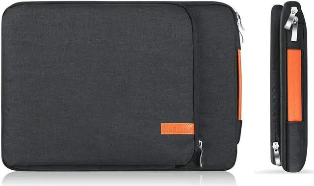 Alt view image 6 of 7 - 16 15.6 15.4 15 Inch Laptop Sleeve Waterproof Shockproof Case Notebook Bag Compatible with MacBook Pro 16/15/ Surface Laptop 15/ Surface Book 2 15, Dell HP Lenovo Acer Asus Samsung - Black